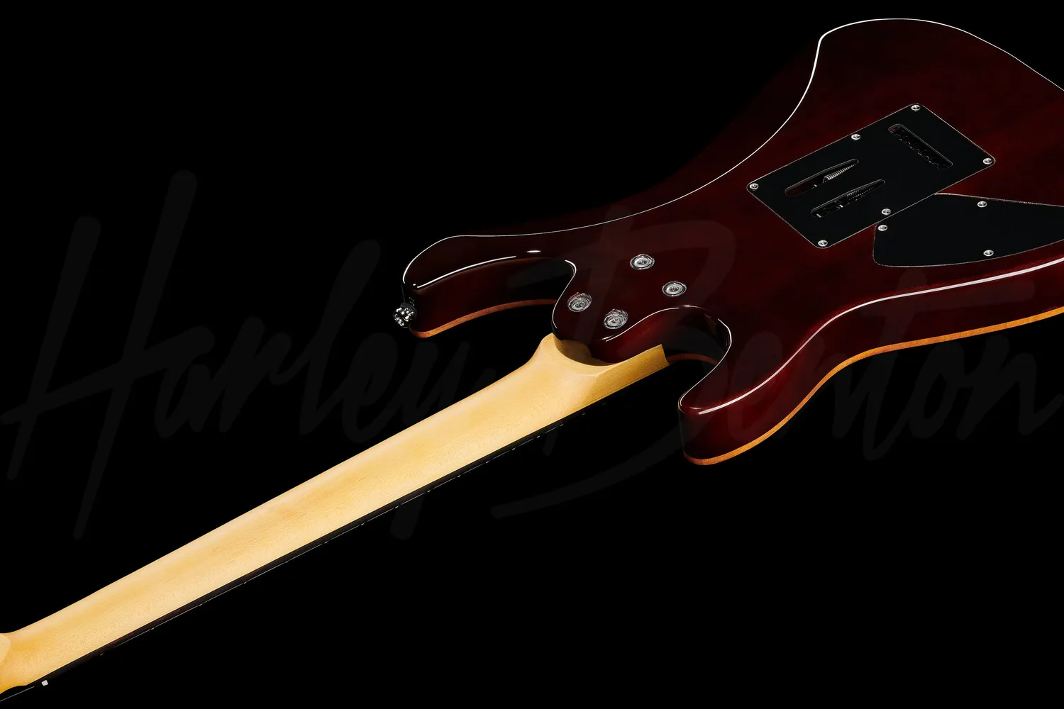 Harley Benton Progressive Fusion-III HH EB BK E-Gitarre schwarz