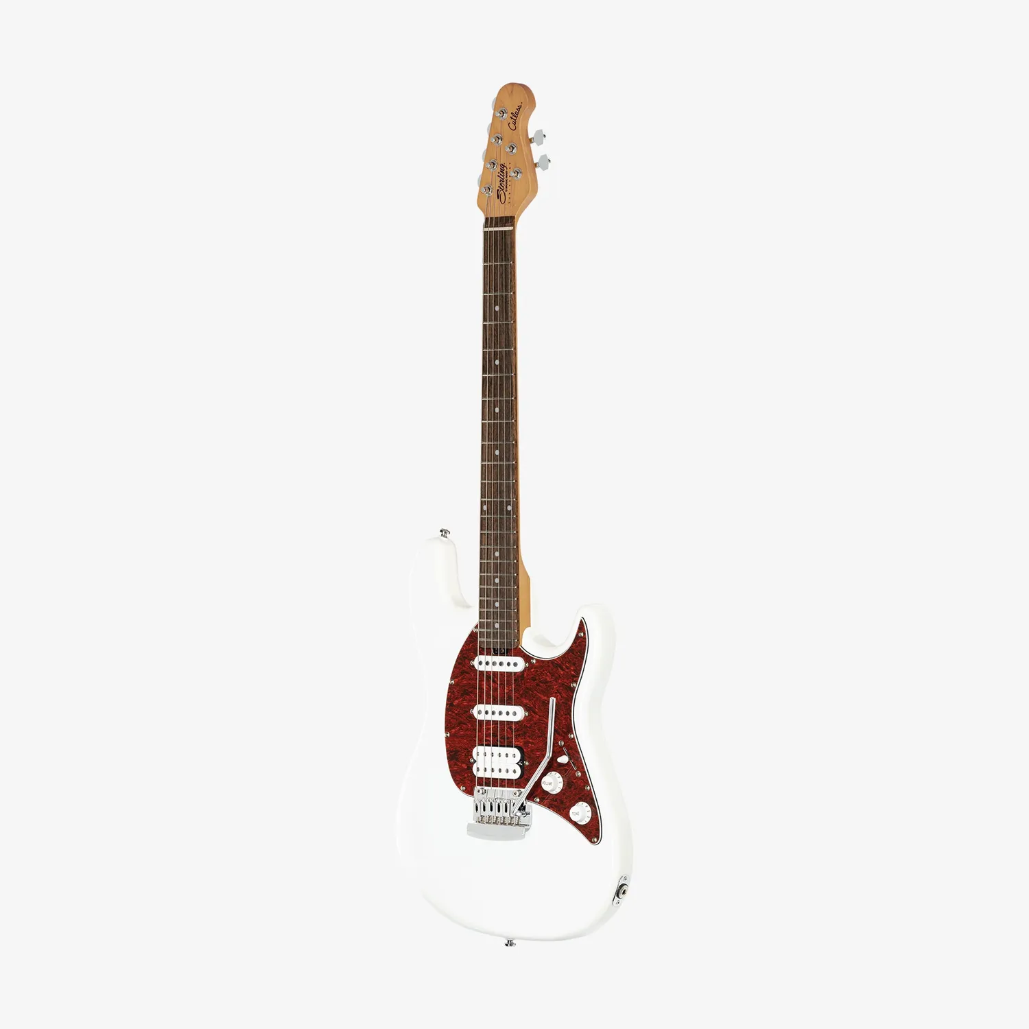 Sterling SUB Cutlass E-Gitarre Olympic White HSS