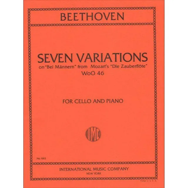 International Beethoven WoO 46 Cello Klavier Noten