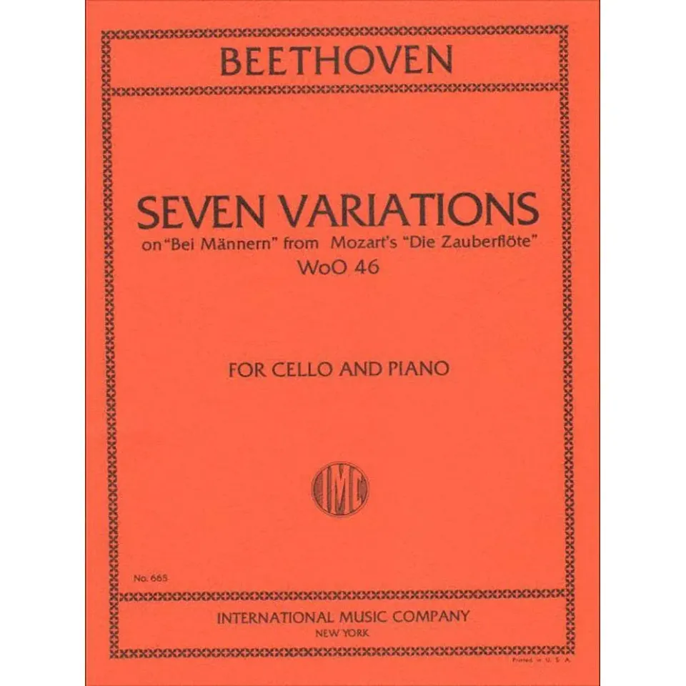 International Beethoven WoO 46 Cello Klavier Noten