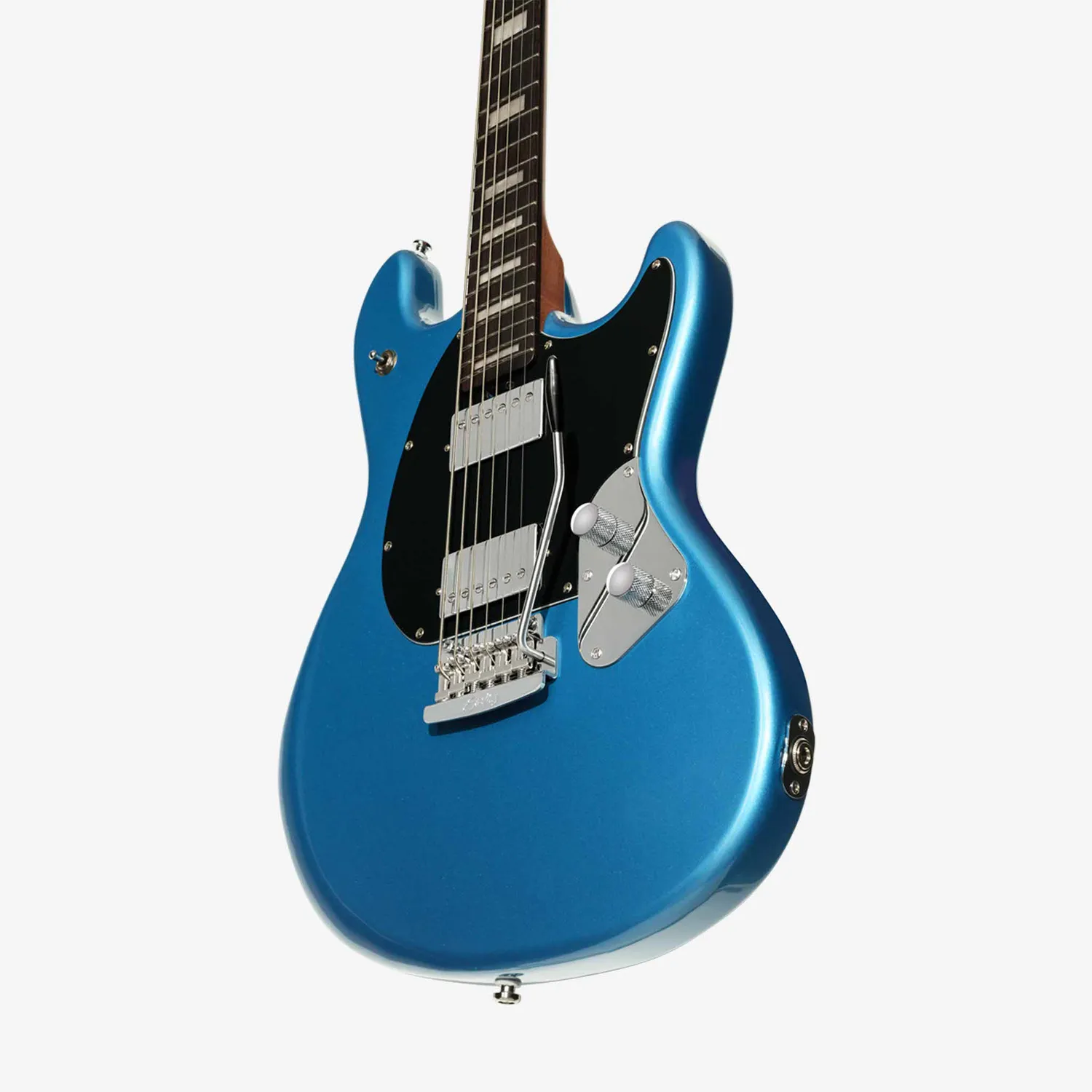 Sterling StingRay Baritone E-Gitarre Toluca Lake Blue