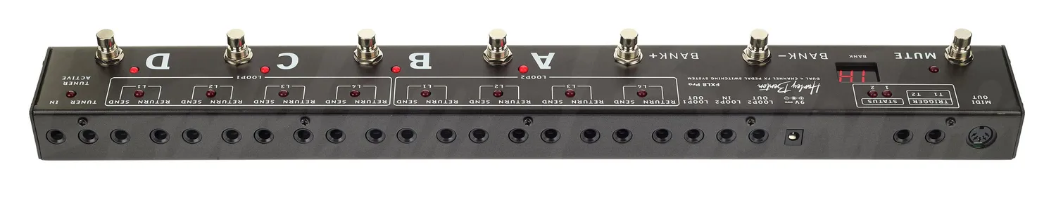 Harley Benton Standard FXL8 Pro Loop-Switcher 8-fach MIDI