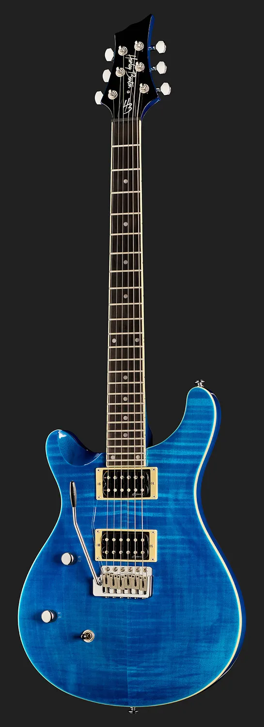 Harley Benton CST-24T LH E-Gitarre Ocean Flame Coil-Split