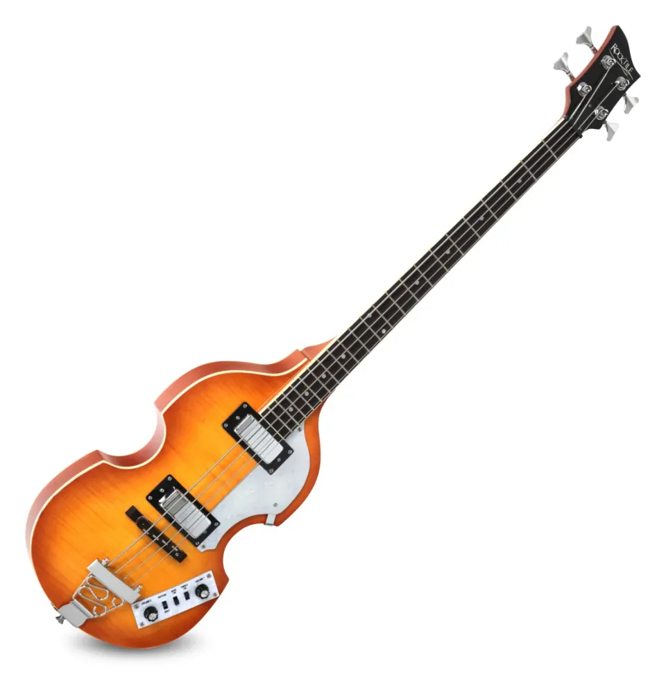Rocktile VB-1 Sir Paul Violinbass Hollowbody Sunburst