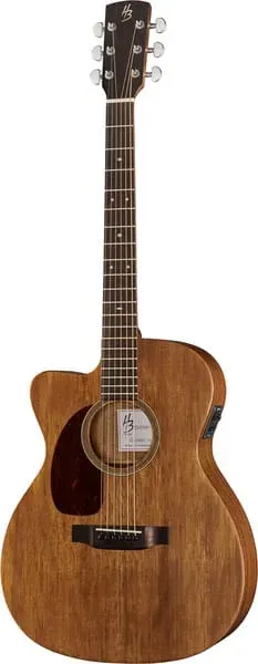 Harley Benton Custom Line CLA-15MCE Westerngitarre LH Mahagoni