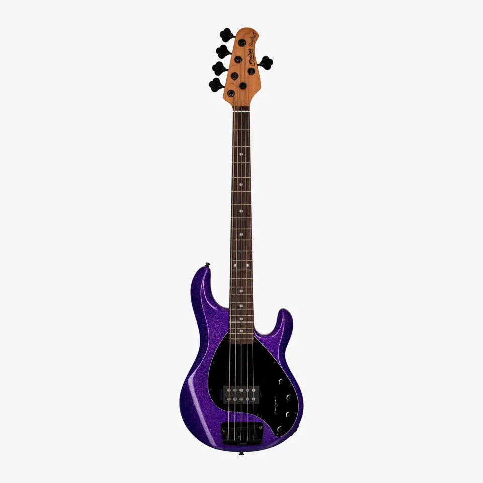 Sterling Standard StingRay RAY35 E-Bass Purple Sparkle 5-saitig