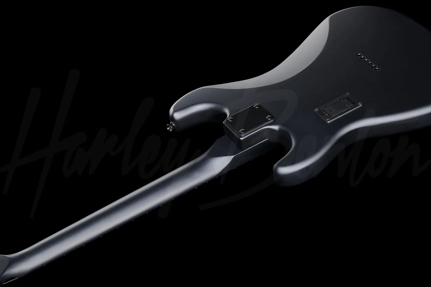 Harley Benton Student ST-20HH Active E-Gitarre Schwarz