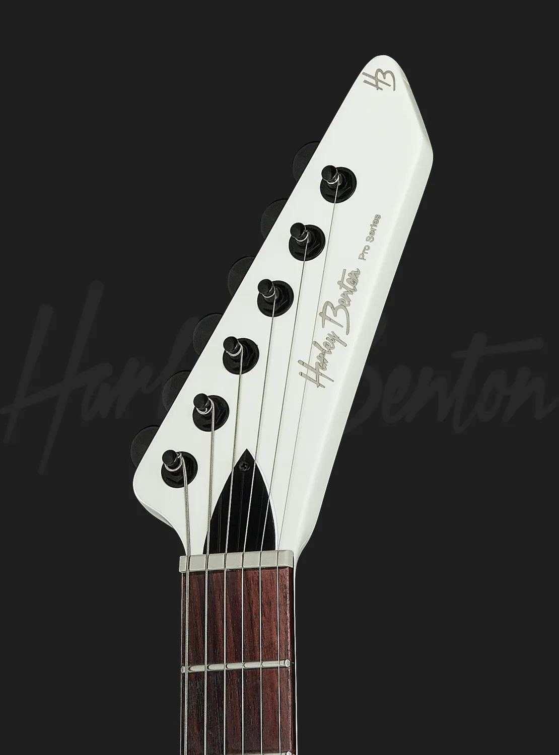 Harley Benton Rock EX-84 Modern EMG E-Gitarre Vintage White