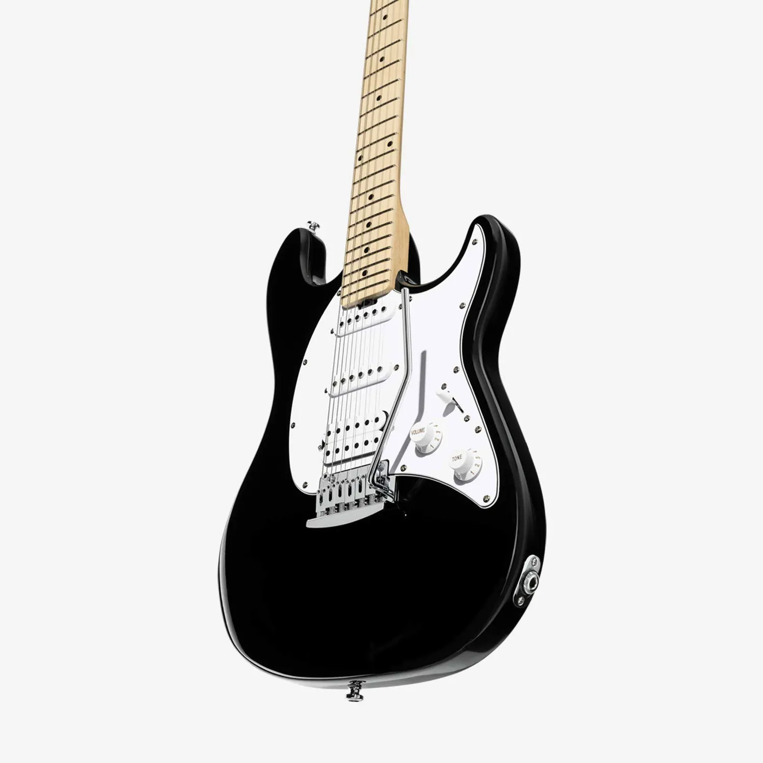Sterling Intro Series Cutlass E-Gitarre Schwarz HSS