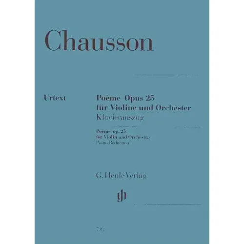 Henle Chausson Poème Op 25 Violinnoten Urtext