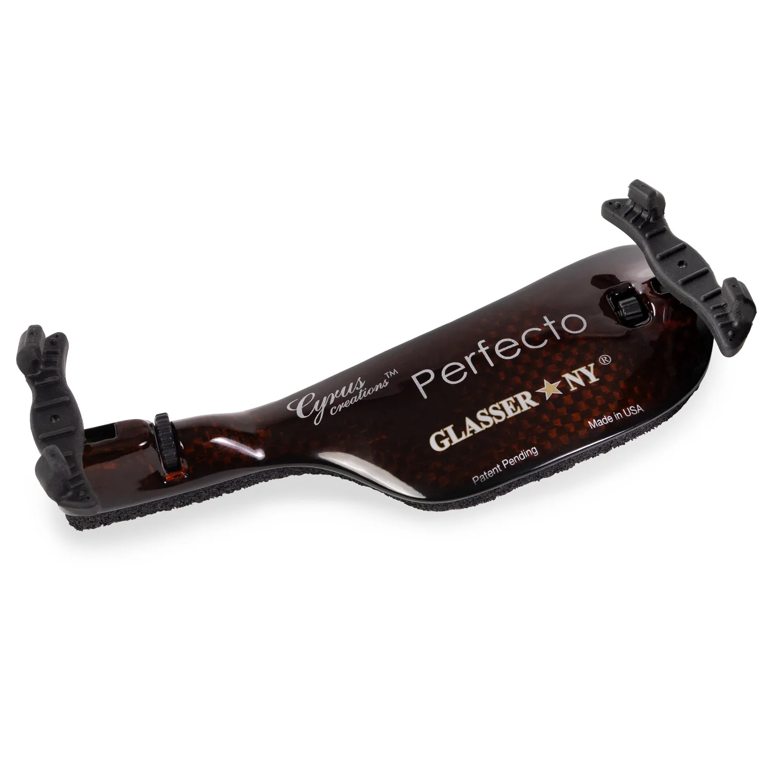 Shar Music Glasser Perfecto Schulterstütze Geige Carbon Medium
