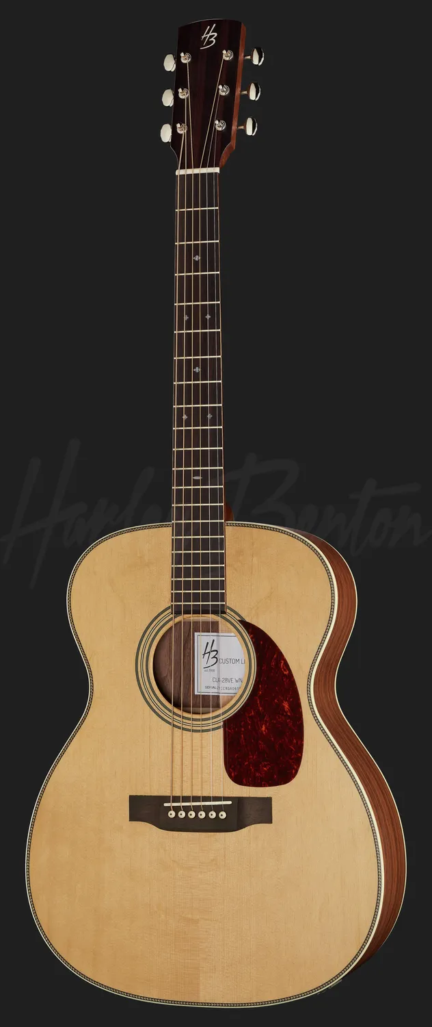 Harley Benton Custom Line CLA-28VE Westerngitarre Walnuss