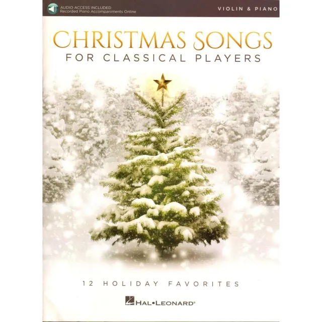 Hal Leonard Christmas Songs Violine Noten Klavier 12 Stücke