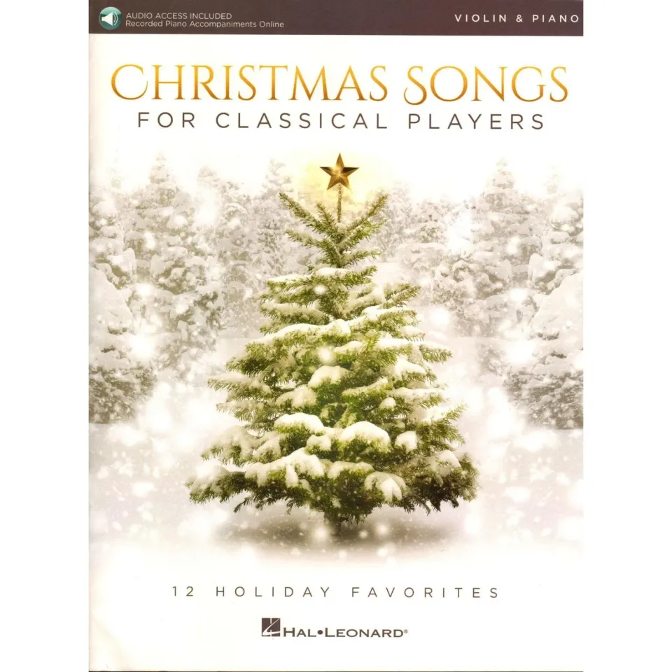 Hal Leonard Christmas Songs Violine Noten Klavier 12 Stücke