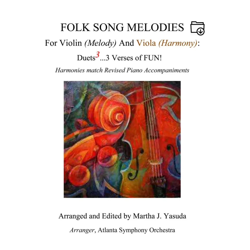Shar Music Folk Song Melodies Noten Violine Viola Download