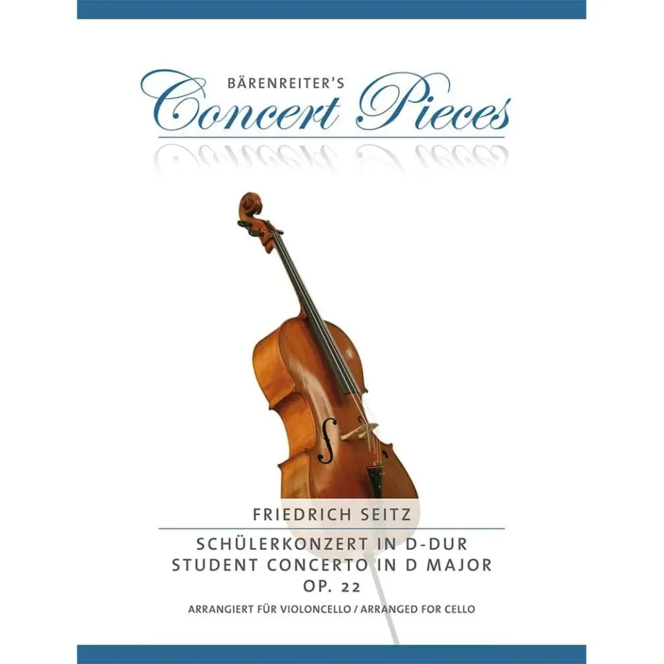 Bärenreiter Seitz Schülerkonzert D-Dur op. 22 Noten Cello