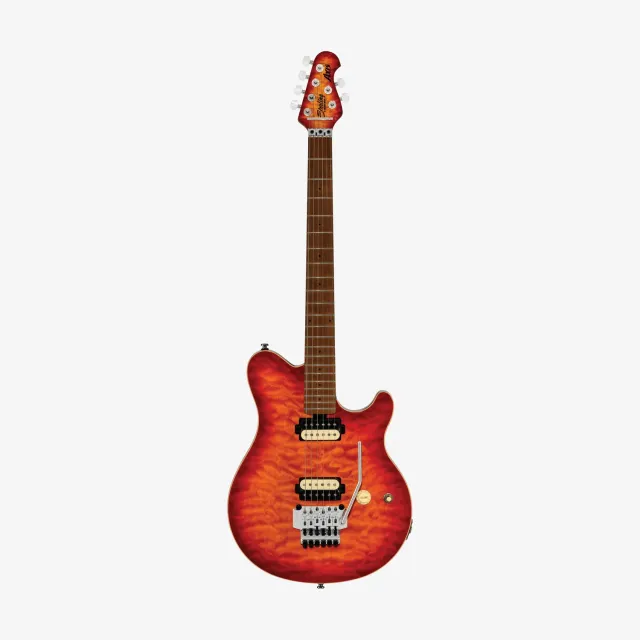Sterling Axis E-Gitarre Lava Burst Quilt-Top Tremolo
