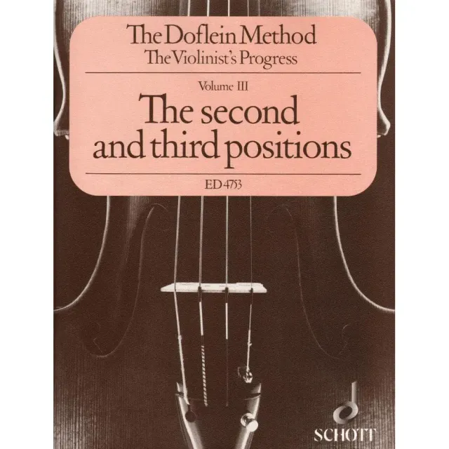 Schott Doflein Methode Band 3 Violinschule 2. und 3. Lage