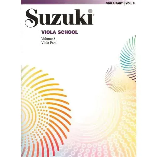 Suzuki Viola School Vol 8 Noten Bratsche Lehrbuch