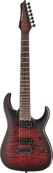 Harley Benton Progressive Amarok-7 E-Gitarre BKRD 7-saitig