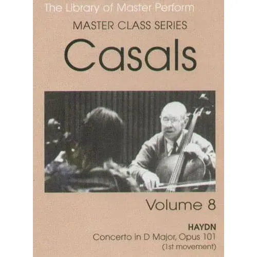Casals Master Class Vol.8 DVD Cello Haydn D-Dur op.101