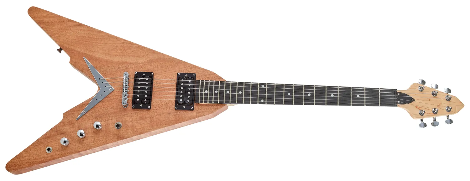 Harley Benton Victory E-Gitarren-Bausatz Natur Humbucker
