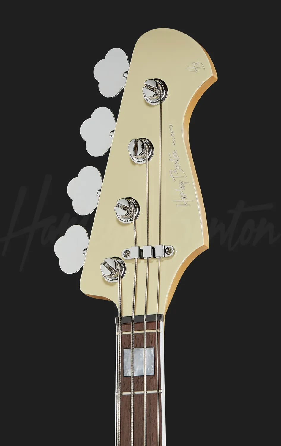 Harley Benton Pro MP-4EB Creme E-Bass Split-Coil aktiv
