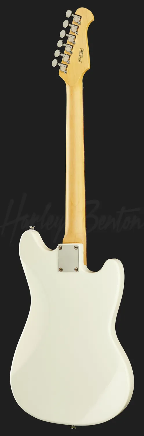 Harley Benton MS-60LH E-Gitarre Linkshänder Vintage White