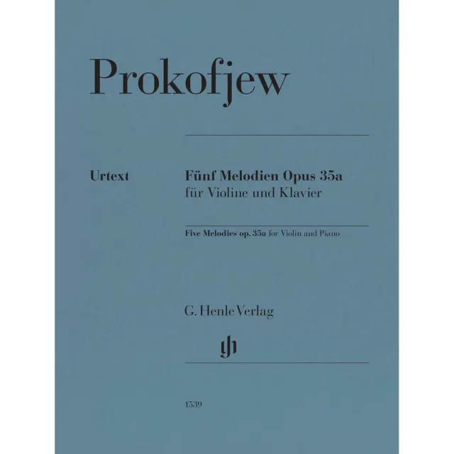 Henle Prokofiev Five Melodies Op.35a Noten Violine Urtext