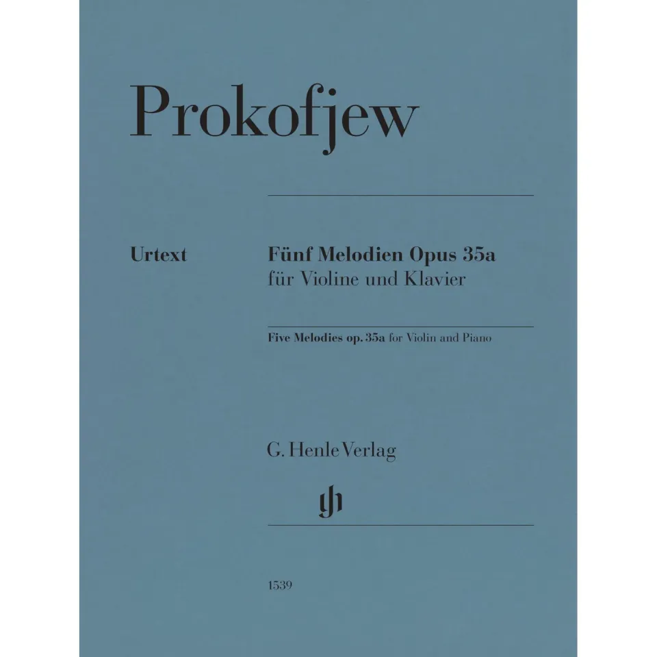 Henle Prokofiev Five Melodies Op.35a Noten Violine Urtext