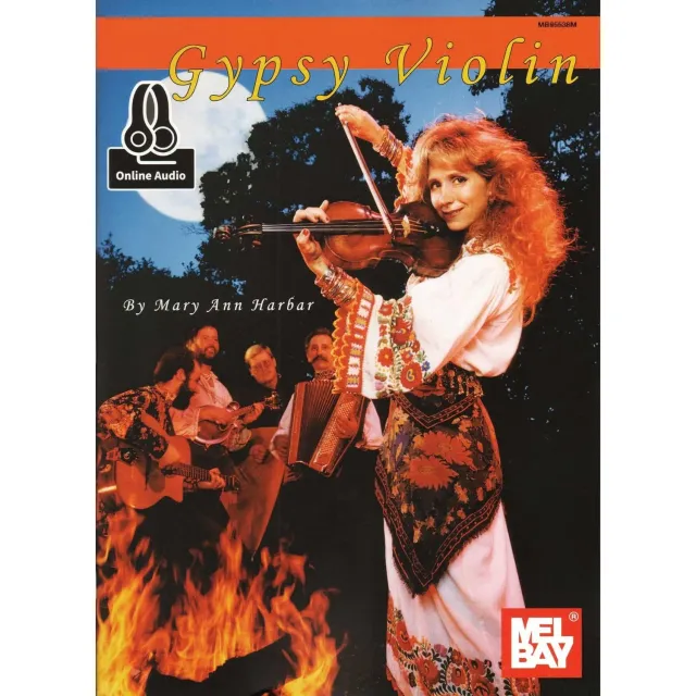 Mel Bay Harbar Gypsy Violin Notenbuch mit Online-Audio