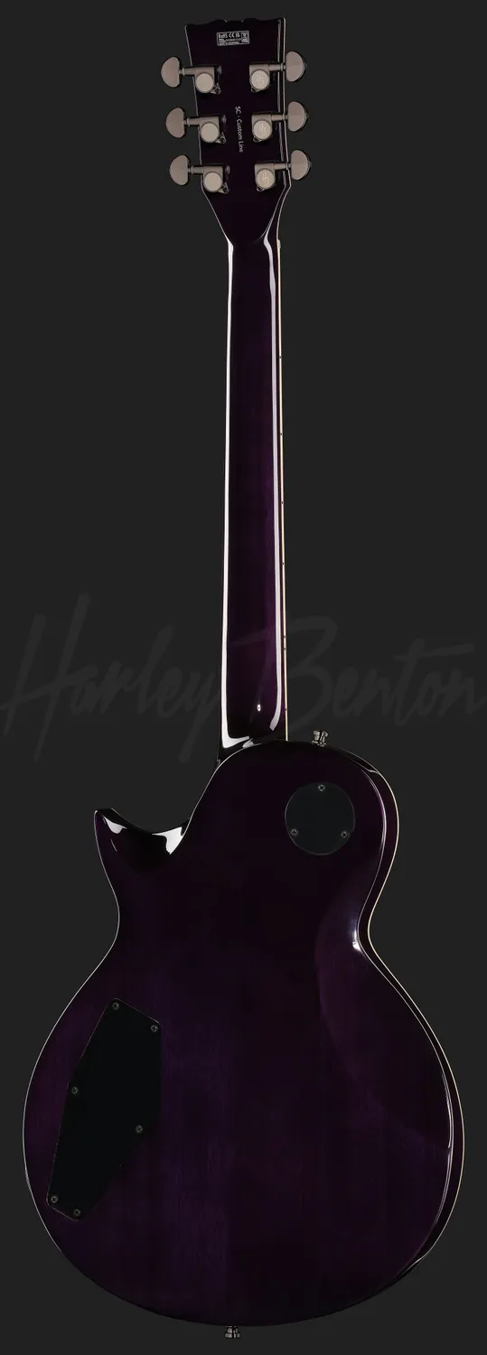 Harley Benton Vintage SC-Custom III E-Gitarre Purple Burst
