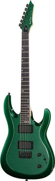 Harley Benton R-446 E-Gitarre Green Metallic