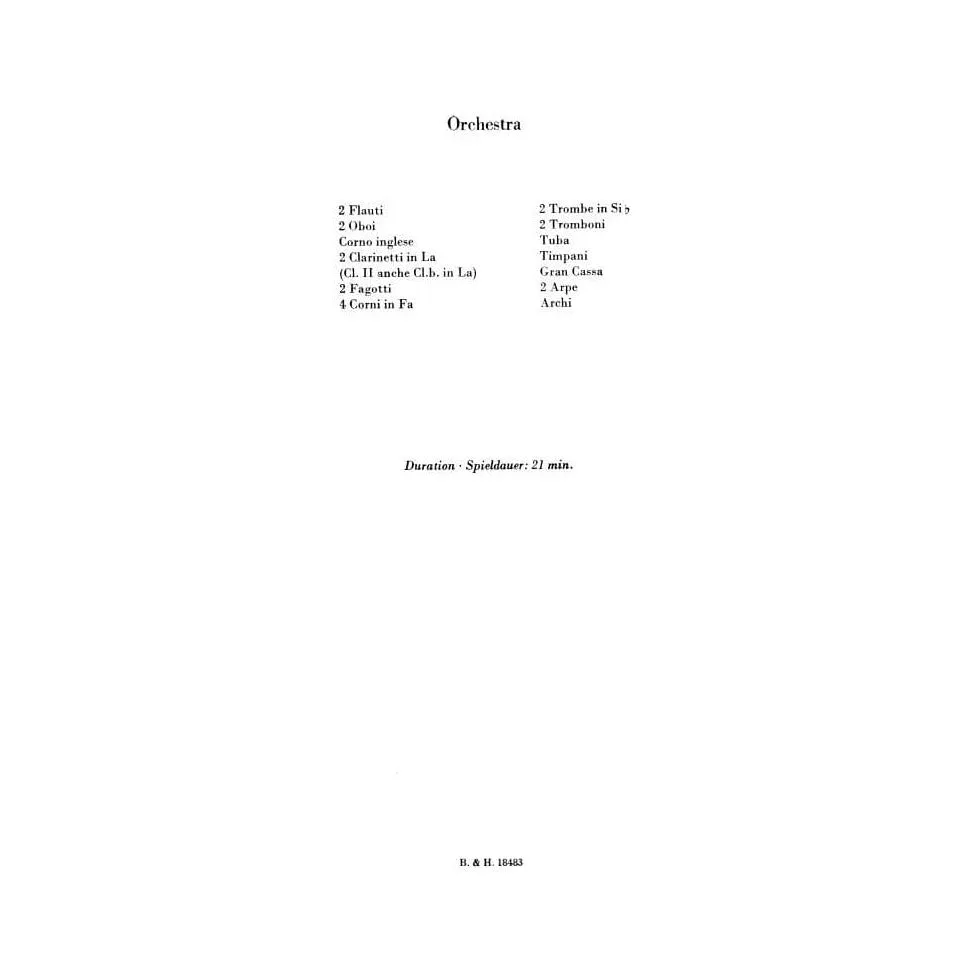 Boosey & Hawkes Bartók Violinkonzert Nr. 1 Noten Violine