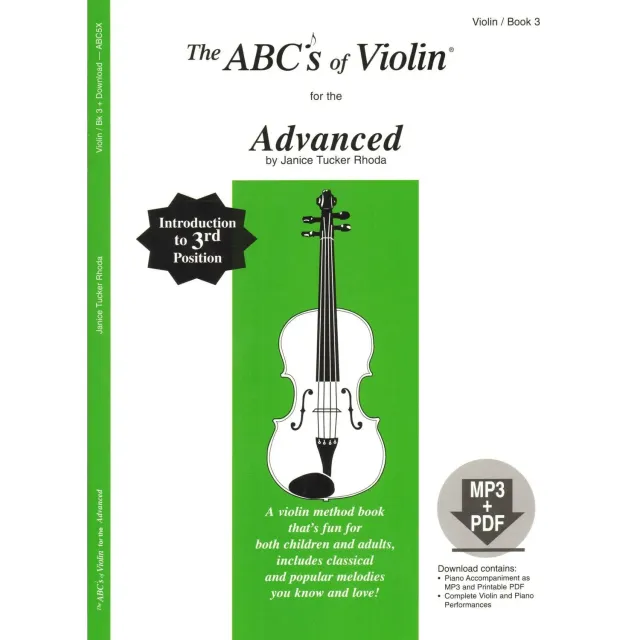 Carl Fischer ABCs of Violin Book 3 Violinschule mit CD für Fortgeschrittene
