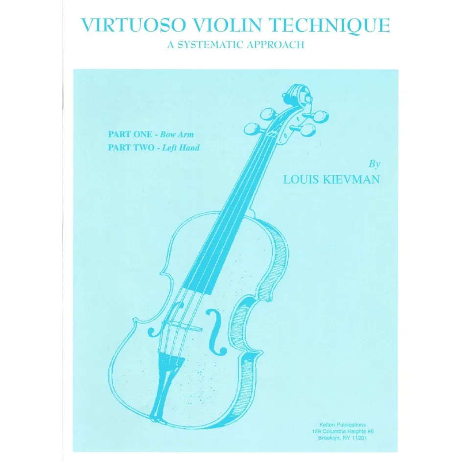 Shar Music Virtuoso Violin Technique Violinenoten Kievman