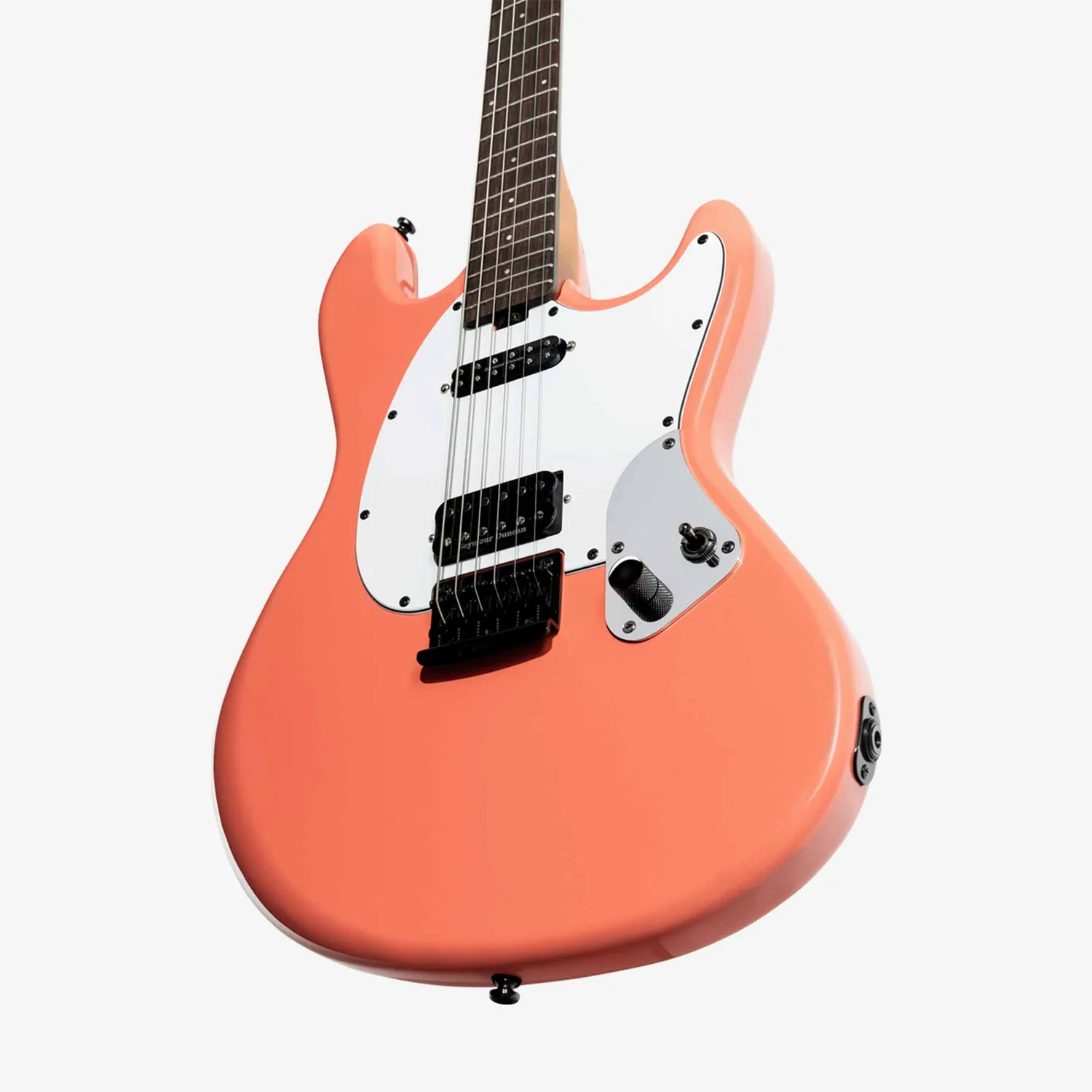 Sterling Artist Fluff StingRay E-Gitarre Rula Thumb Red Drop C#