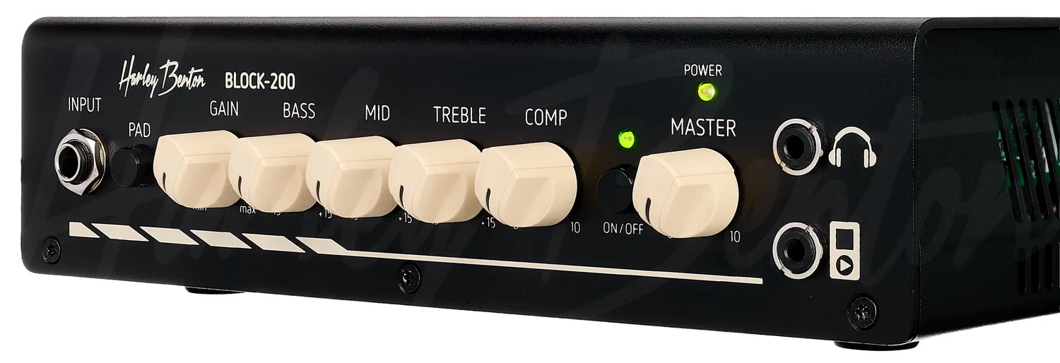 Harley Benton BLOCK-200 Basstopteil 200 Watt Class-D