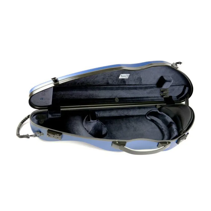 BAM Hightech Slim Geigenkasten 4/4 Blau schmal