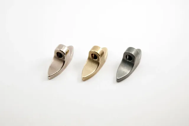 Pisgah Double-Pointed Spannschuh Zink hellvernickelt