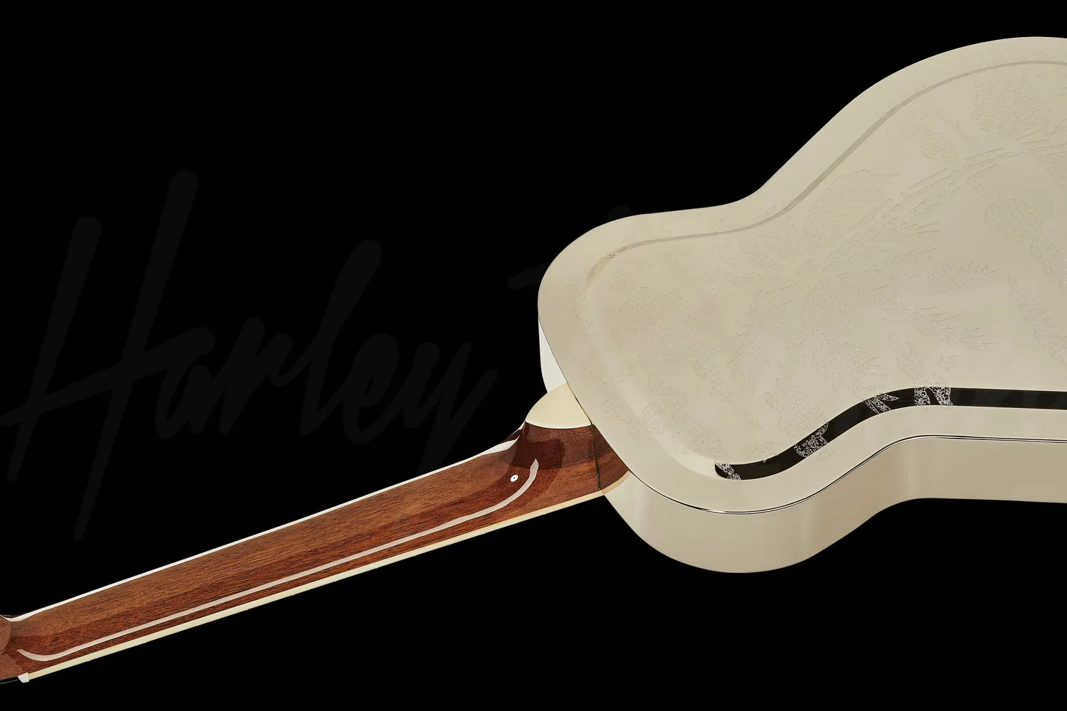 Harley Benton Delta Blues CLR-ResoElectric Resonatorgitarre Metall