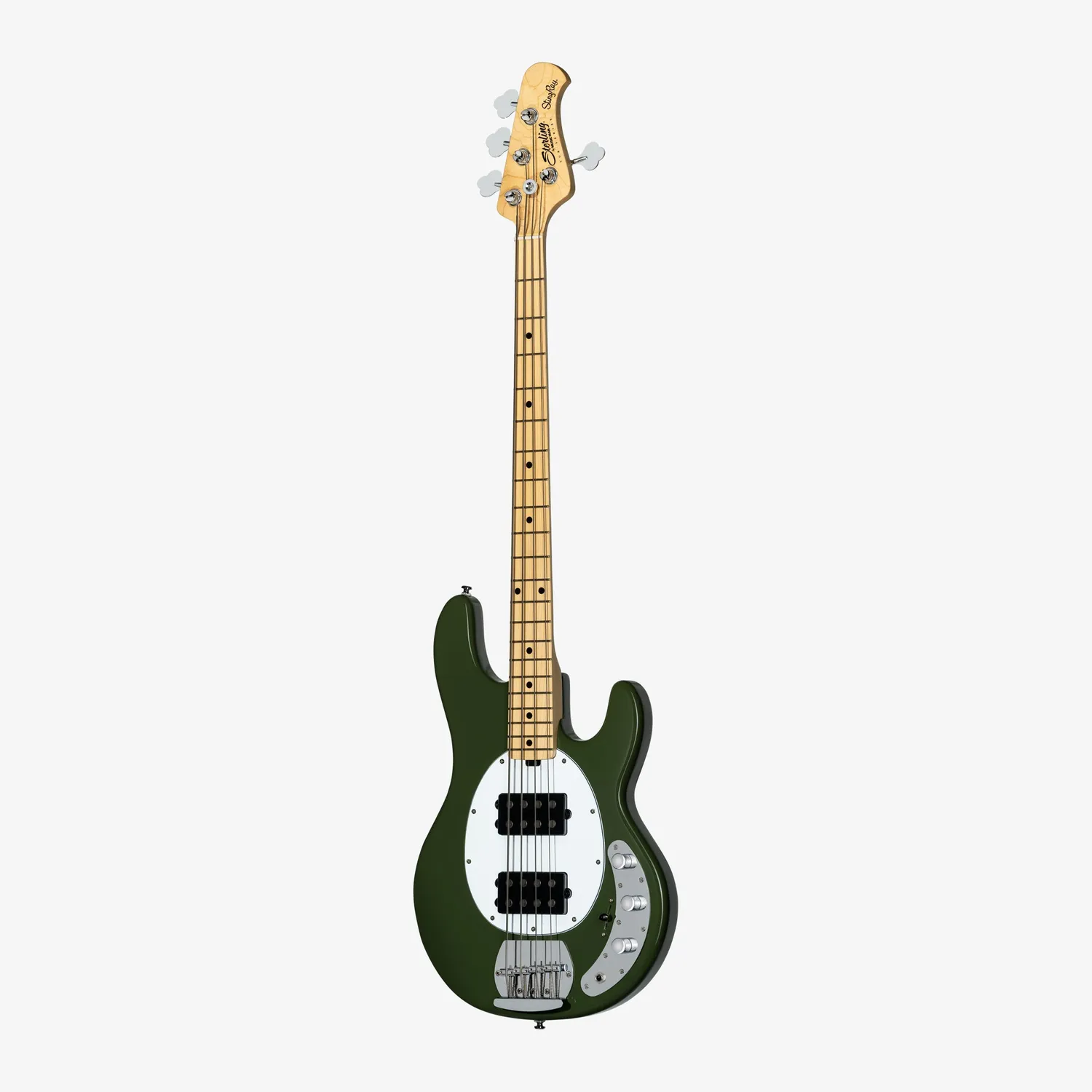 Sterling StingRay RAY4 HH E-Bass Olive 4-saitig