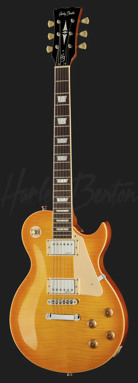 Harley Benton SC-450Plus LD E-Gitarre Lemon Drop