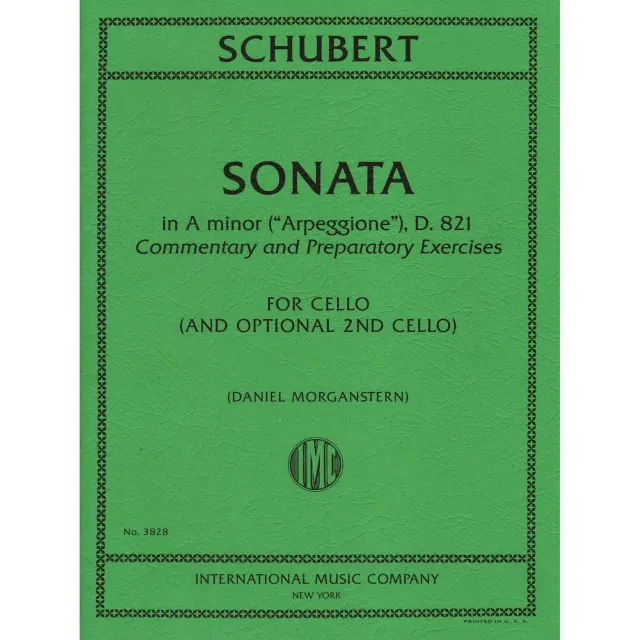 Shar Music Schubert Sonate a-Moll Cello-Noten mit Duo-Stimme