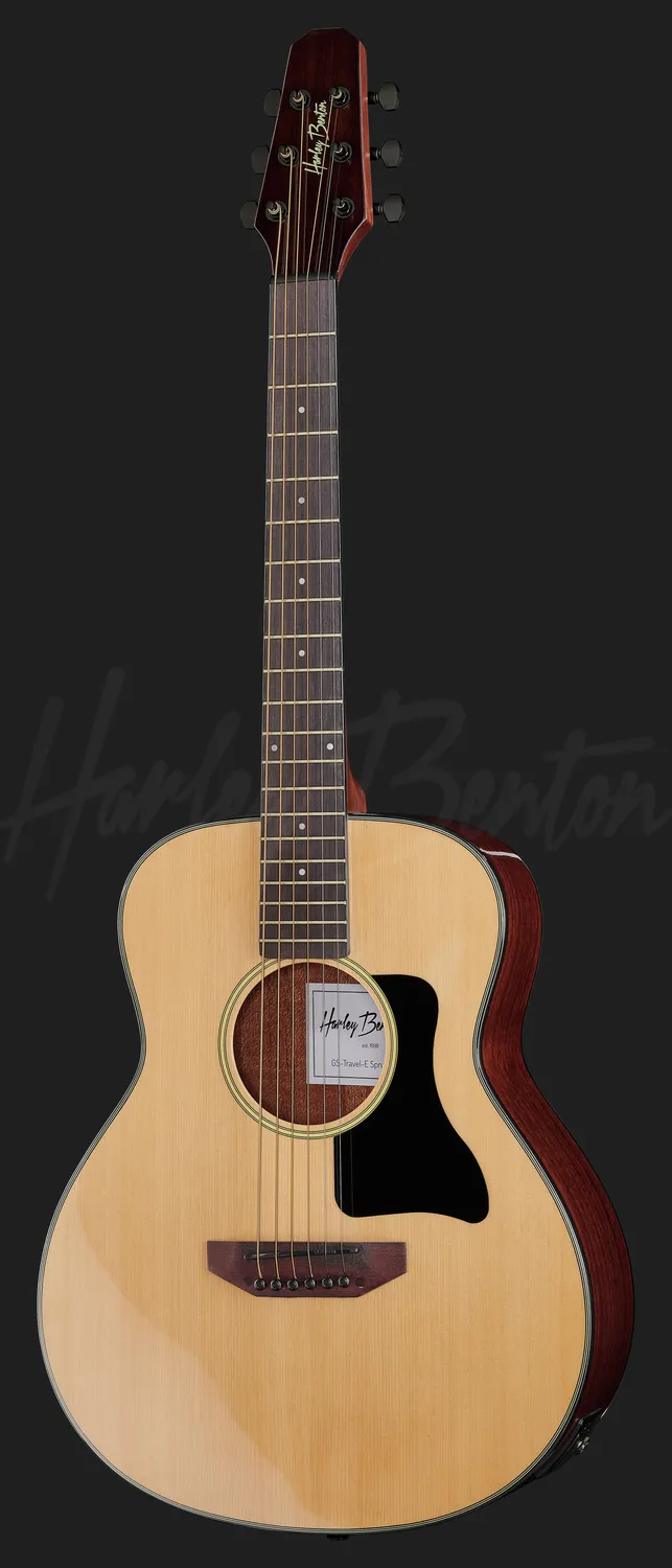 Harley Benton GS-Travel-E Spruce Reisegitarre mit Pickup