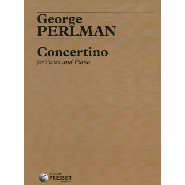 Shar Music Perlman Concertino Violinenoten Violine Klavier