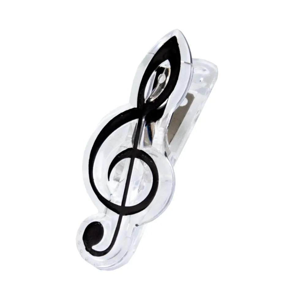 Shar Music Violinschlüssel Notenklammer Schwarz
