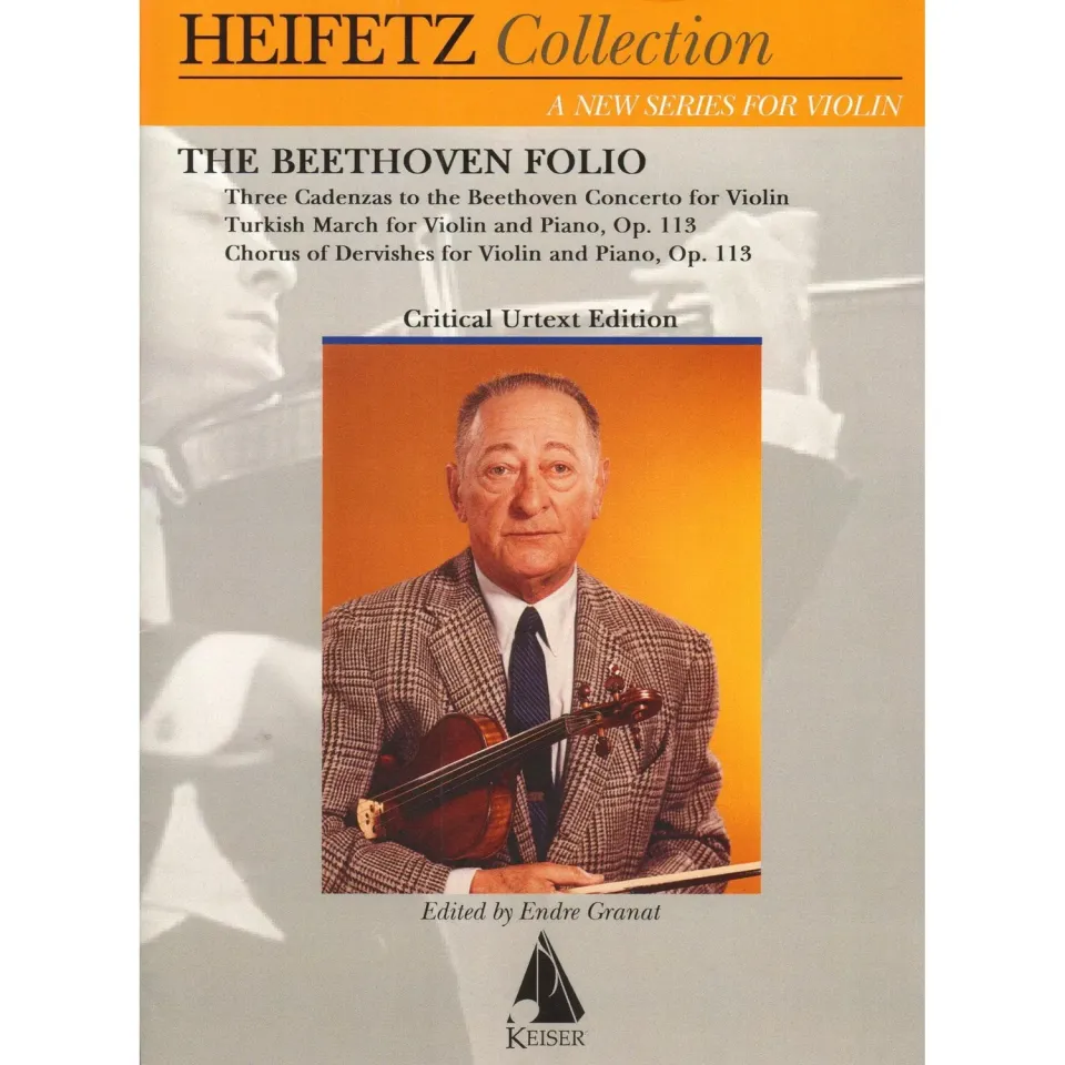 Hal Leonard Heifetz Beethoven Folio Noten Violine Klavier Kadenzen