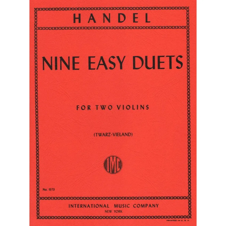 International Händel Nine Easy Duets Duonoten 2 Violinen