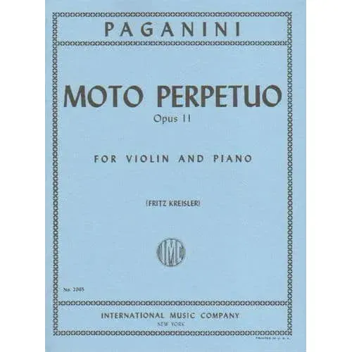 Shar Music Paganini Moto Perpetuo Op 11 Geigennoten